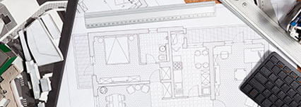 Custom cabinetry plan drawing